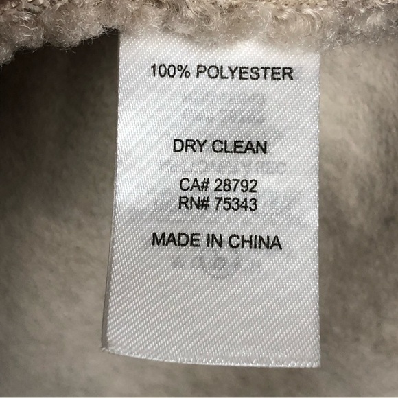 JOIE Sherpa Teddi fleece tan oversized Shacket - Picture 6 of 13